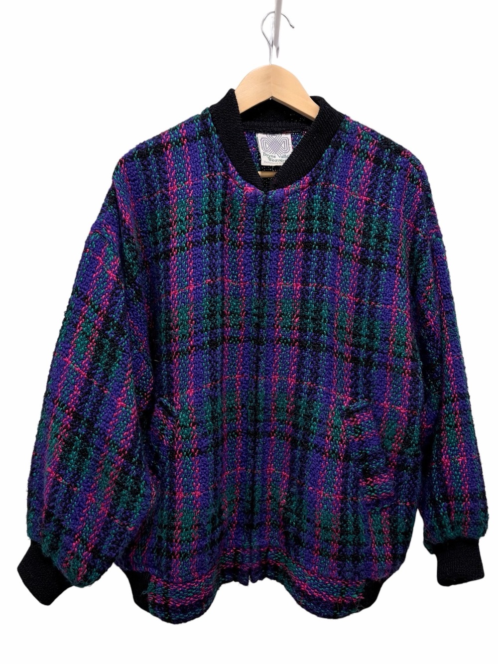Boyne Valley Weavers Zippered Sweater Jacket L/XL